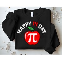 Happy Pi Day Teachers Apple Sweatshirt