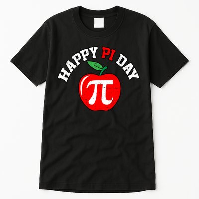 Happy Pi Day Teachers Apple Tall T-Shirt