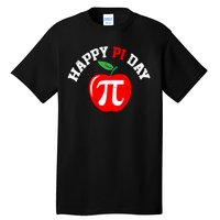 Happy Pi Day Teachers Apple Tall T-Shirt