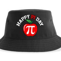Happy Pi Day Teachers Apple Sustainable Bucket Hat