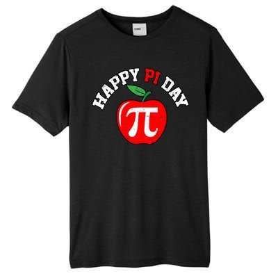 Happy Pi Day Teachers Apple Tall Fusion ChromaSoft Performance T-Shirt