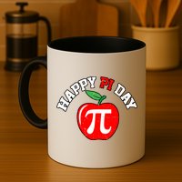 Happy Pi Day Teachers Apple Mug