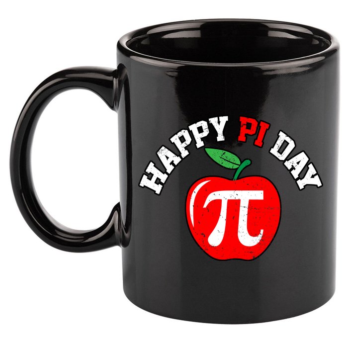 Happy Pi Day Teachers Apple 11oz C Handle Ceramic Mug