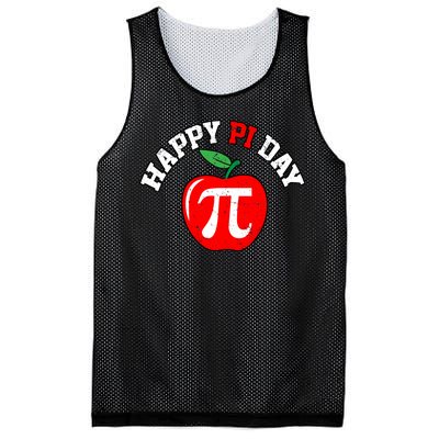 Happy Pi Day Teachers Apple Mesh Reversible Basketball Jersey Tank