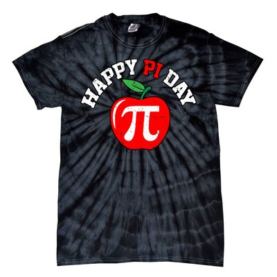 Happy Pi Day Teachers Apple Tie-Dye T-Shirt