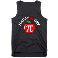 Happy Pi Day Teachers Apple Tank Top