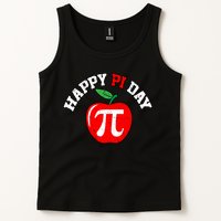 Happy Pi Day Teachers Apple Tank Top