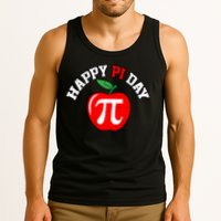 Happy Pi Day Teachers Apple Tank Top