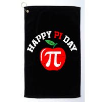 Happy Pi Day Teachers Apple Golf Towel