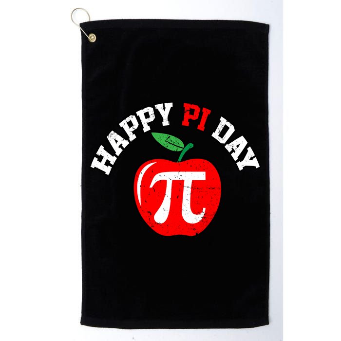 Happy Pi Day Teachers Apple Golf Towel