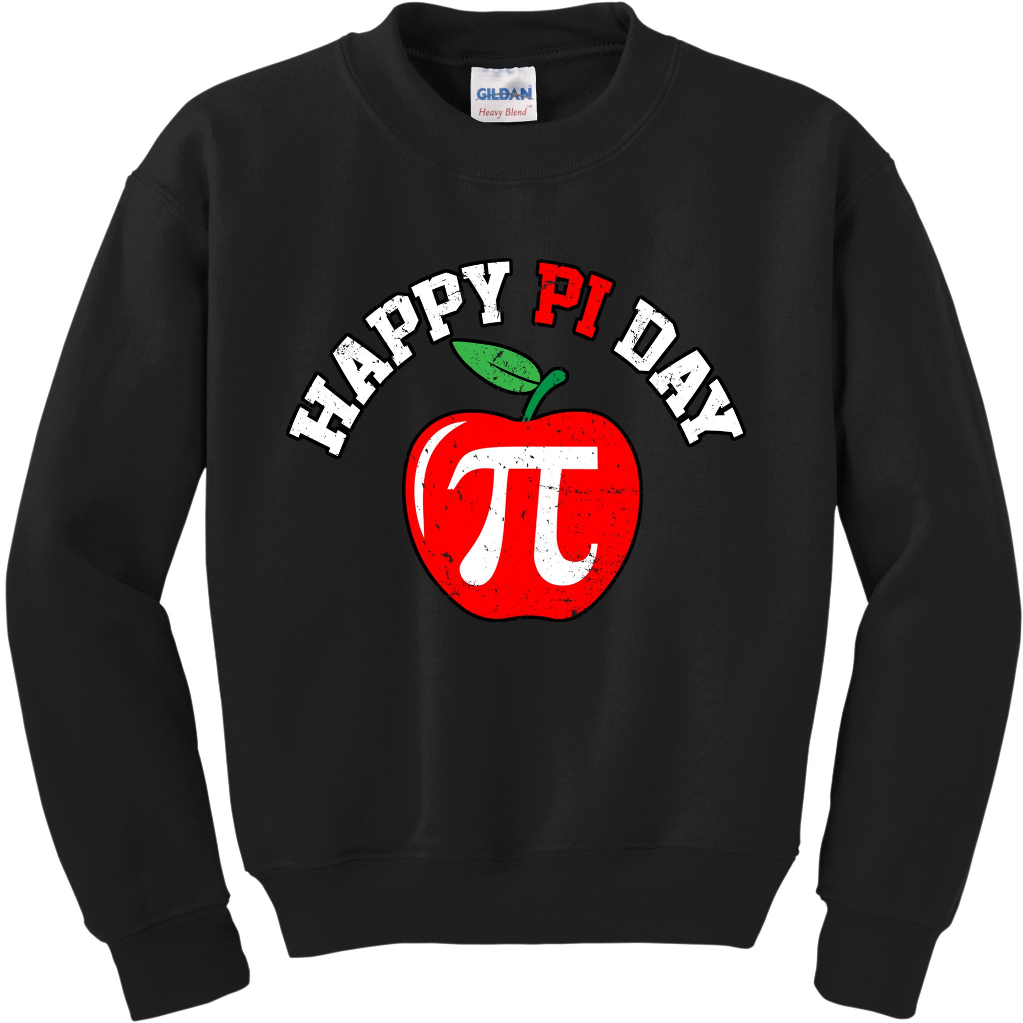 Happy Pi Day Teachers Apple Kids Sweatshirt