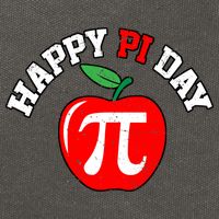 Happy Pi Day Teachers Apple Cotton Canvas Backpack