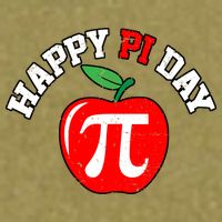 Happy Pi Day Teachers Apple Garment-Dyed Women's Muscle Tee