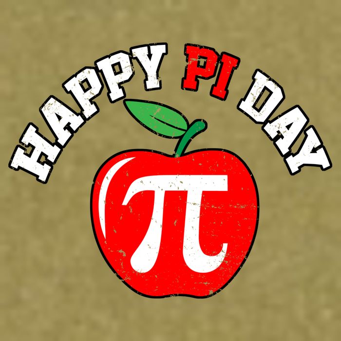 Happy Pi Day Teachers Apple Garment-Dyed Women's Muscle Tee