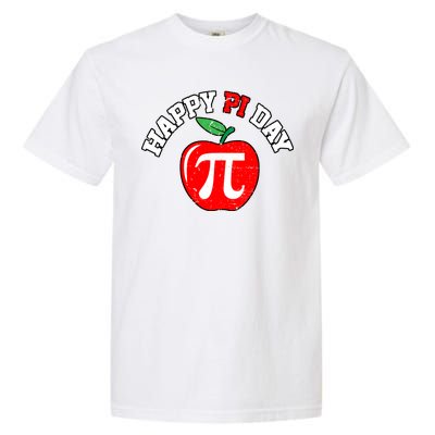 Happy Pi Day Teachers Apple Garment-Dyed Heavyweight T-Shirt