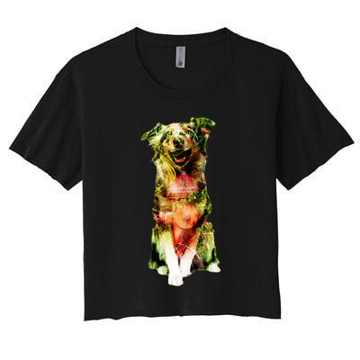 Happy Pup Fire Hydrant Rescue Dog Crop Top