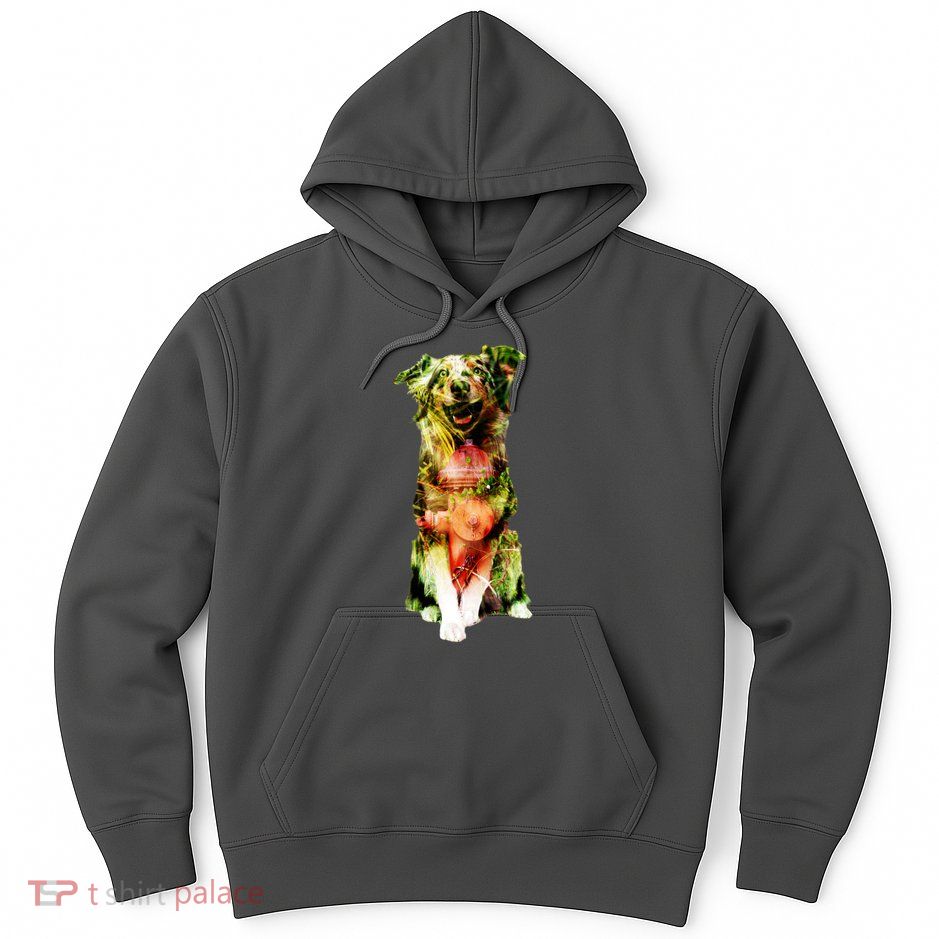 Happy Pup Fire Hydrant Rescue Dog Hoodie
