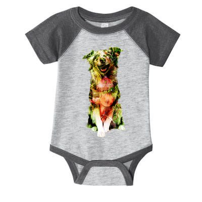 Happy Pup Fire Hydrant Rescue Dog Infant Baby Jersey Bodysuit