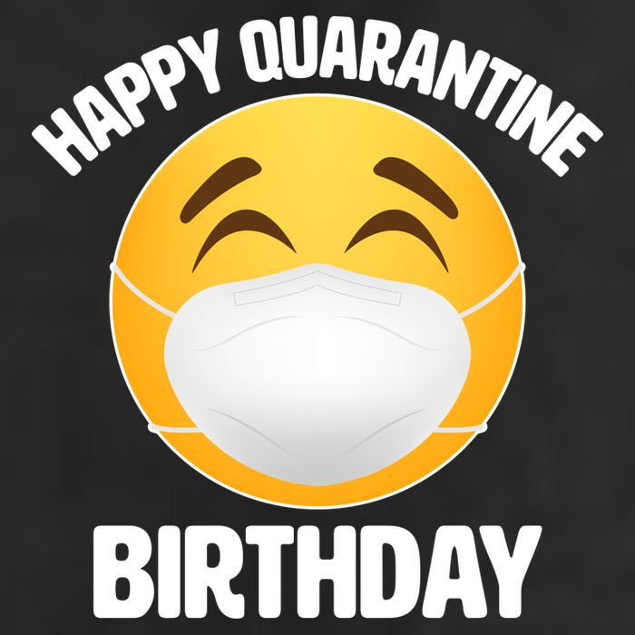 Happy Quarantine Birthday Smiley Emoji 11oz C Handle Ceramic Mug