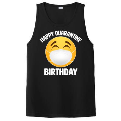 Happy Quarantine Birthday Smiley Emoji PosiCharge Competitor Tank