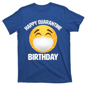 Happy Quarantine Birthday Smiley Emoji T-Shirt