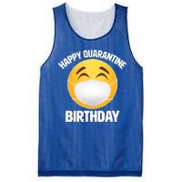 Happy Quarantine Birthday Smiley Emoji Mesh Reversible Basketball Jersey Tank