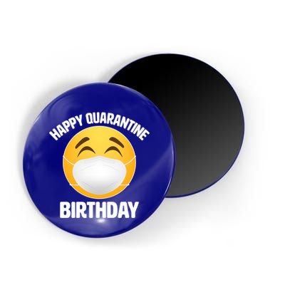 Happy Quarantine Birthday Smiley Emoji Magnet