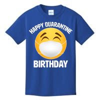 Happy Quarantine Birthday Smiley Emoji Kids T-Shirt