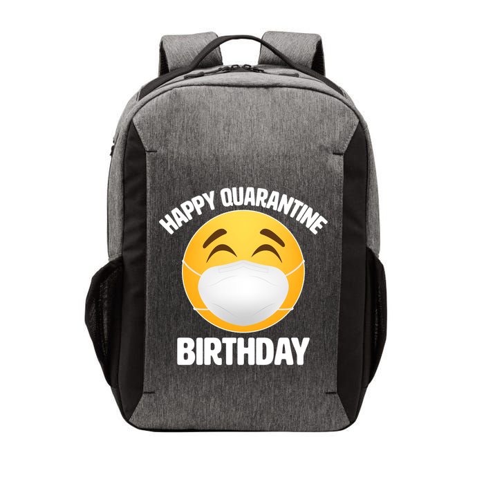 Happy Quarantine Birthday Smiley Emoji Vector Backpack