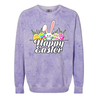 Happy Quarantine Easter  Colorblast Crewneck Sweatshirt