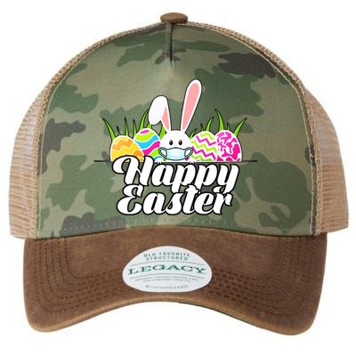 Happy Quarantine Easter  Legacy Tie Dye Trucker Hat