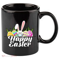 Happy Quarantine Easter  11oz C Handle Ceramic Mug