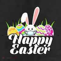 Happy Quarantine Easter  11oz C Handle Ceramic Mug