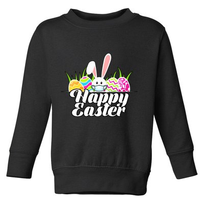 Happy Quarantine Easter  Toddler Sweatshirt
