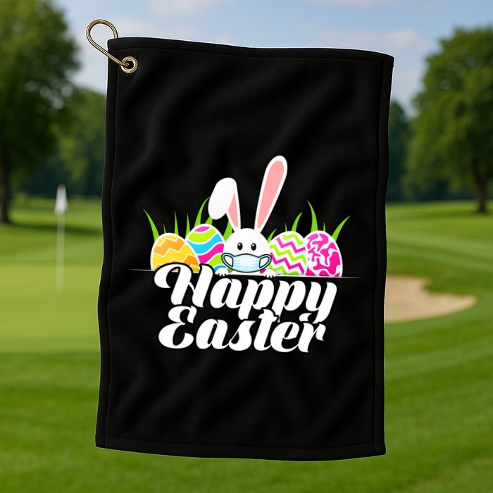 Happy Quarantine Easter  Golf Towel