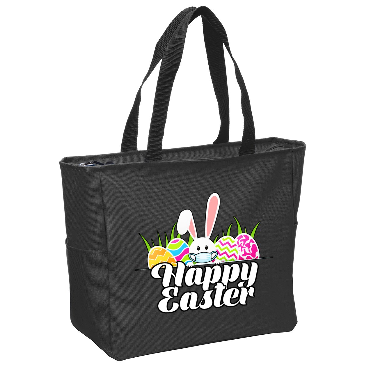 Happy Quarantine Easter  Zip Tote Bag