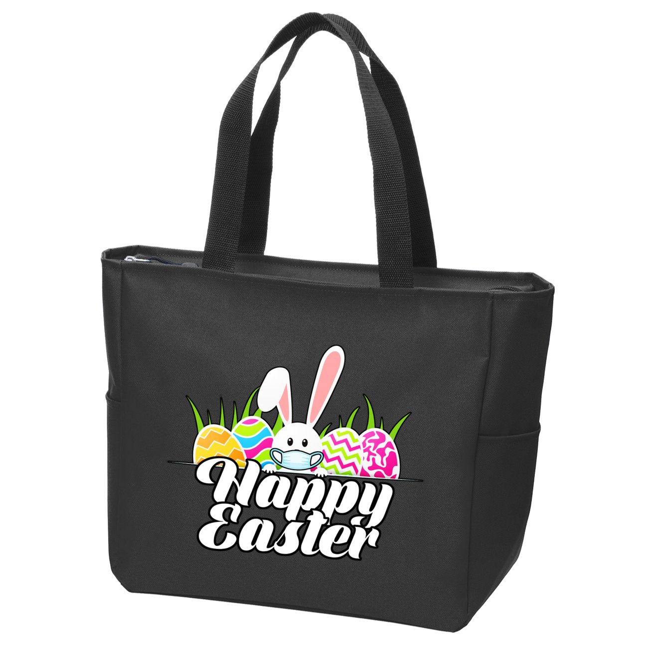 Happy Quarantine Easter  Zip Tote Bag