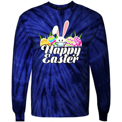 Happy Quarantine Easter  Tie-Dye Long Sleeve Shirt