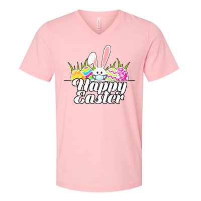 Happy Quarantine Easter  V-Neck T-Shirt