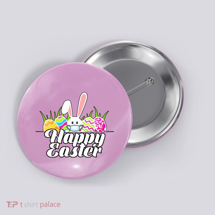 Happy Quarantine Easter  Button