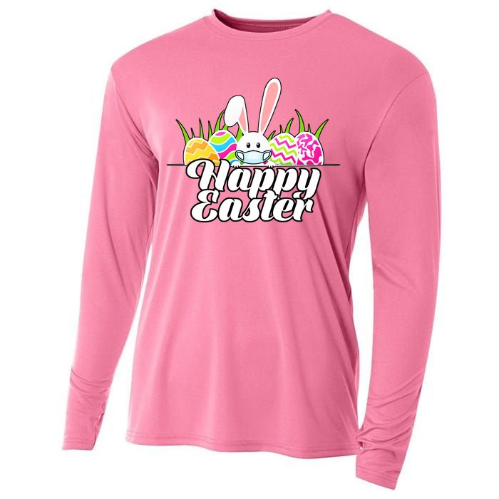 Happy Quarantine Easter  Cooling Performance Long Sleeve Crew