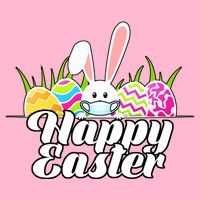 Happy Quarantine Easter  Visor