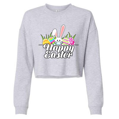 Happy Quarantine Easter  Cropped Pullover Crew