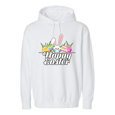 Happy Quarantine Easter  Garment-Dyed Fleece Hoodie