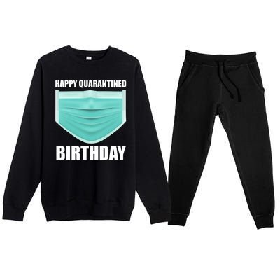 Happy Quarantined Birthday Premium Crewneck Sweatsuit Set