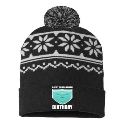 Happy Quarantined Birthday USA-Made Snowflake Beanie