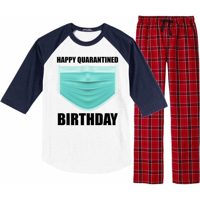 Happy Quarantined Birthday Raglan Sleeve Pajama Set