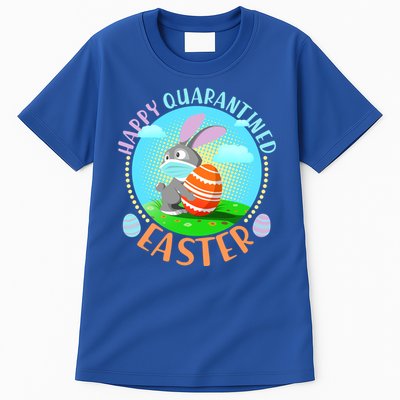 Happy Quarantined Easter Bunny With Mask And Egg Tall T-Shirt