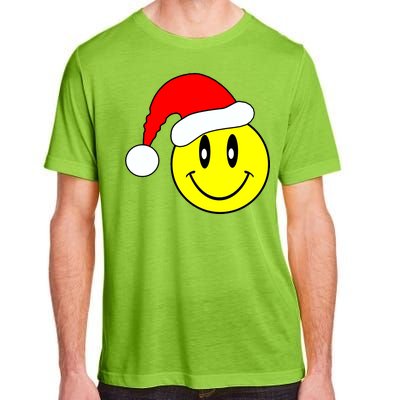 Happy Santa Smile Face Adult ChromaSoft Performance T-Shirt