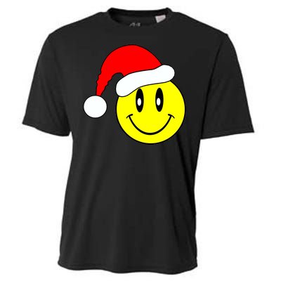 Happy Santa Smile Face Cooling Performance Crew T-Shirt